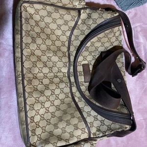 Gucci diaper bag